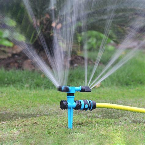 It is ideal to water lawns about one inch of water per week. 360 Rotating Home Garden Sprinkler Large Range Automatic Water Sprinkler Lawn Amount Irrigation ...