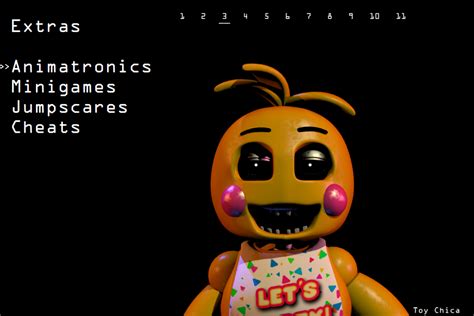 Fnaf 2 Extras Toy Chica By Deesix On Deviantart