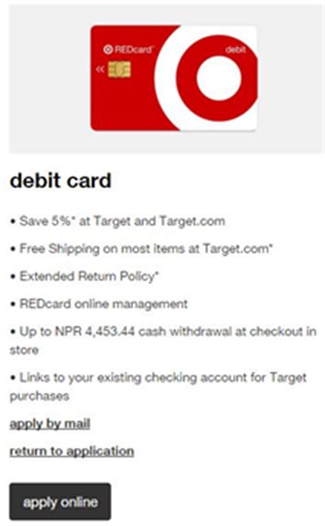 There is no annual fee, but as with most store cards, the interest rate is on the high side. Target red debit card - Best Cards for You
