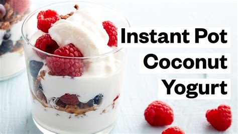 Instant Pot Coconut Yogurt Vegan Paleo Youtube
