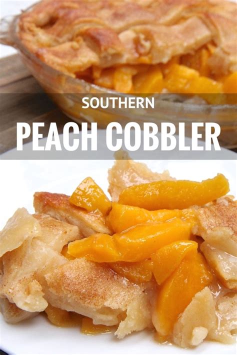 Easy Southern Peach Cobbler Recipe