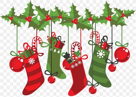 Christmas Decoration Christmas Stockings Clip Art Png 3900x2799px
