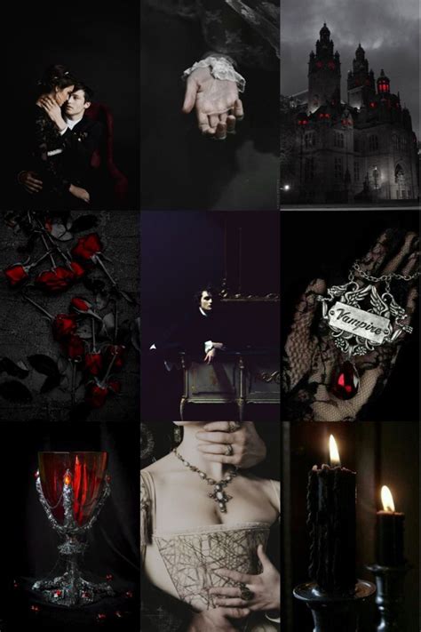 Aesthetic Dark Gothic Vampire Black Wallpaper Dark Red Wallpaper