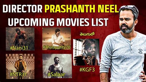 Prashanth Neel Upcoming Movies Prashanth Neel Lineup KGF 3 Salaar