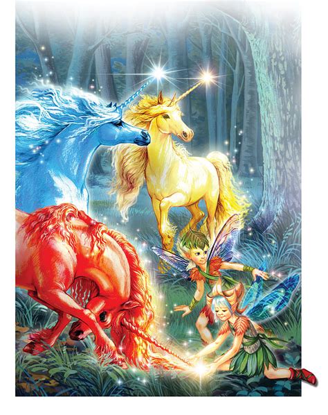 Edu & reference, lit & fiction, children's books Unicorns and Fairies Photograph by MGL Meiklejohn Graphics ...