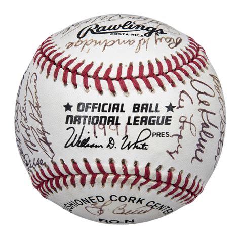 Lot Detail 1991 Hall Of Famers Multi Signed Onl White Baseball With