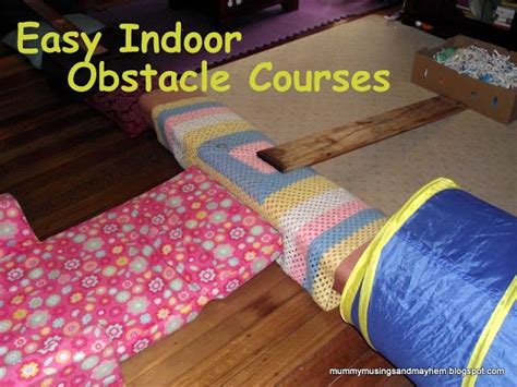 Easy Indoor Obstacle Course Toddler Fun Activities For Kids Toddler