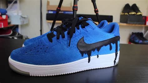 From street fashion to high art, shop the perfect custom air force 1s, with designs and artists from around the world. Custom Nike Air Force 1 "Blue Flyknit" + Time Lapse - YouTube