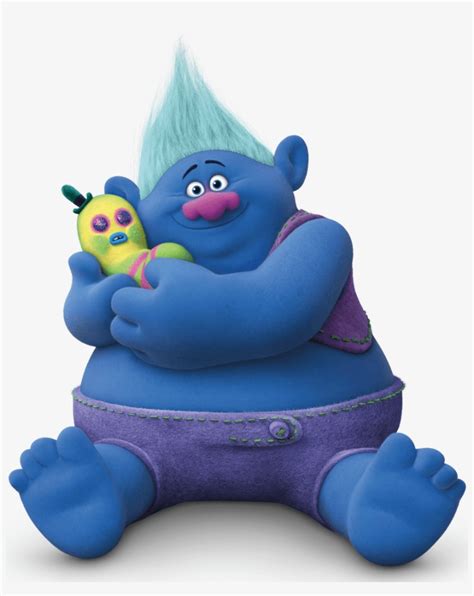 Troll Biggie Blue Troll Trolls Movie Transparent PNG 879x1064