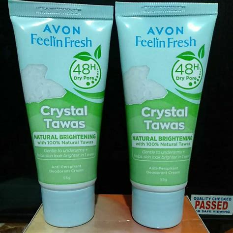 Avon Feelin Fresh Crystal Tawas Quelch 55g Shopee Philippines