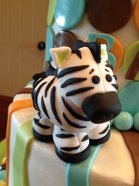 Decadent Designs Jungle Animal Baby Shower Cake