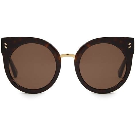 Stella Mccartney Cat Eye Acetate Sunglasses 670 Brl Liked On Polyvore Featuring Accessories