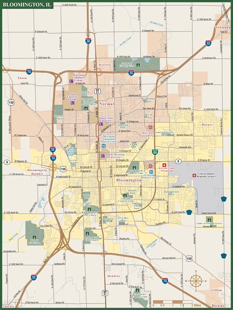 Maps Of Bloomington Il