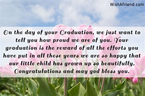 On The Day Of Your Graduation Graduation Message From Parents