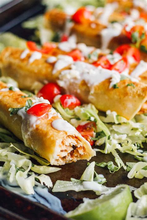 How To Make Baked Chicken Chipotle Flautas