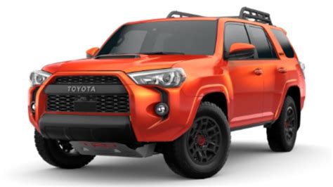 2023 Toyota 4runner Coloration Choices Experience The Rainbow Bogo Jobs