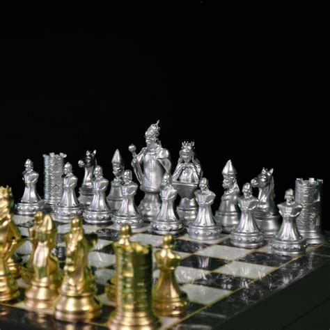 Medieval Chess Set Etsy