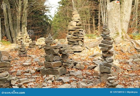 Troll Towers Stock Photo Image Of Stones Hiking Beskydy 129738910