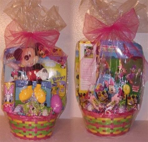 Mickey And Minnie Mouse Easter Basket Mickey Mouse Easter Basket Ideas