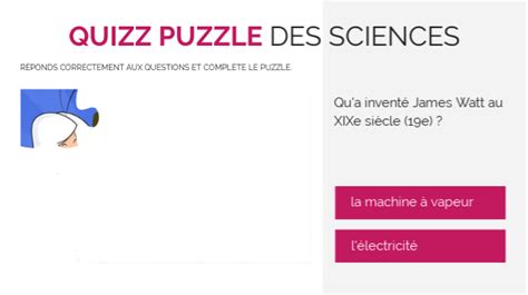 Quizz Puzzle Des Sciences