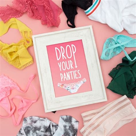 Simple DIY Drop Your Panties Game Something Turquoise
