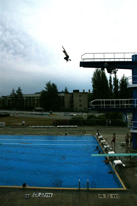 Leap Of Faith Jumping From The 10 Meter Diving Board At Ub Flickr