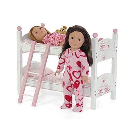 Emily Rose Doll Bunk Bed 18 Inch Doll Furniture Mini Baby Doll