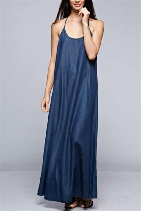 Jean Maxi Dress Maxi Dress Womens Maxi Dresses Denim Maxi Dress