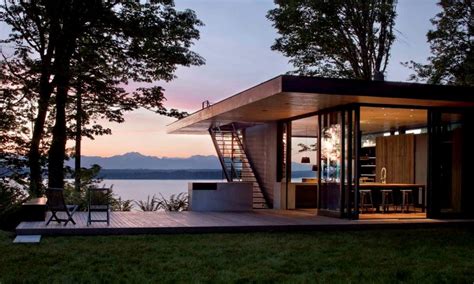 Contemporary Lake House Plans Modern Lake House Design Small Lake
