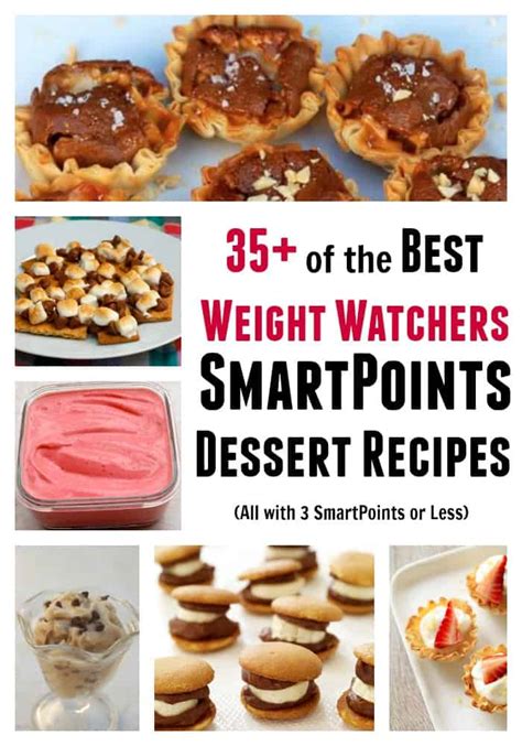 This list was accurate as of 08/2018.tweet. 35+ Weight Watchers Dessert Recipes w/ 3 Freestyle SmartPoints or Less