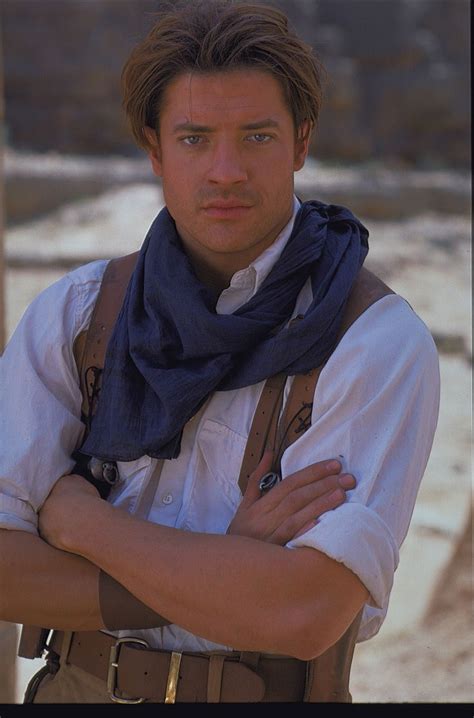 When he was filming the mummy: The Mummy - Brendan Fraser as Richard "Rick" O'Connell ...