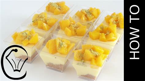 Mini No Bake Mango Cheesecake Dessert Cups By Cupcake Savvys Kitchen Youtube