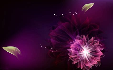 Download Purple Abstract Beautiful Flower Art Wallpaper Desktop Hd By