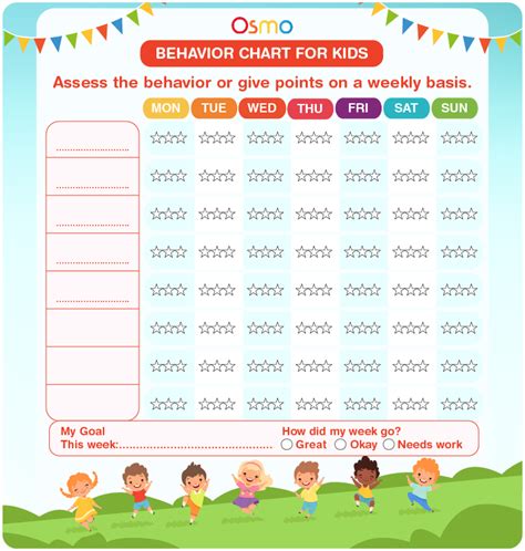 Behavior Chart For Kids Download Free Printables