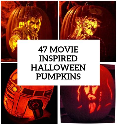 Free Classic Horror Villains Pumpkin Stencils Costume 48 Off