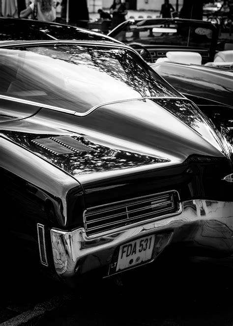 a black and white photo of a classic car photo free kaunas image on unsplash