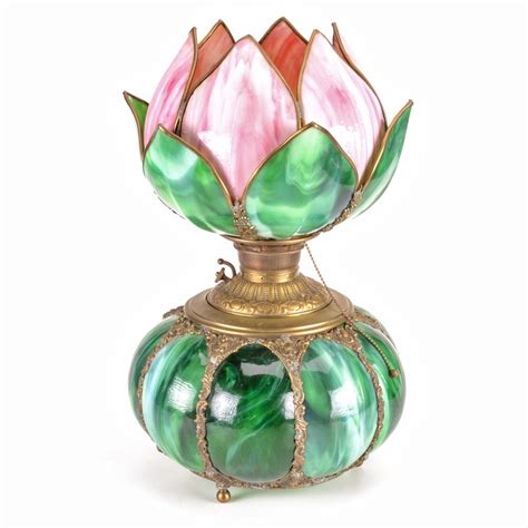 Antique Converted Water Lily Lamp Ebth