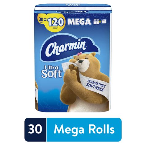 Charmin Ultra Soft Toilet Paper 30 Mega Rolls