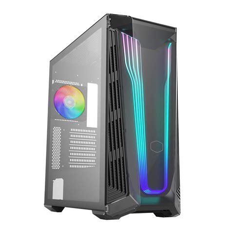 Cooler Master Masterbox Argb Atx Gaming Pc Case Mid Tower Chassis With Tempered Glass
