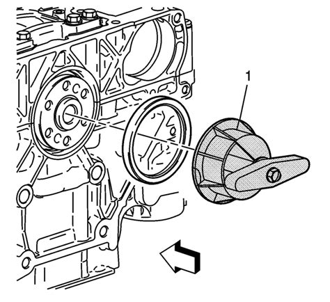Chevrolet Equinox Service Manual Crankshaft Rear Oil Seal