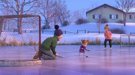 Riley Playing Hockey Inside Out Riley Vice Versa Starting A New Job Dreamworks Disney Pixar