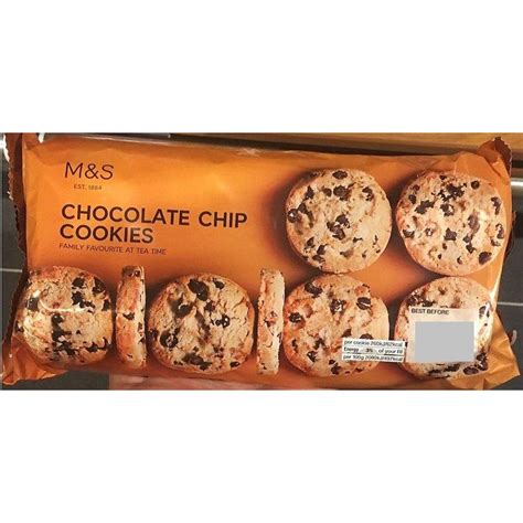 This is a taste test/review of the marks & spencer indulgent & chewy american style giant cookies in maple syrup and pecan and salted caramel belgian milk. Marks & Spencer Chocolate Chip Cookies /M&S/ 英国玛莎饼干 ...