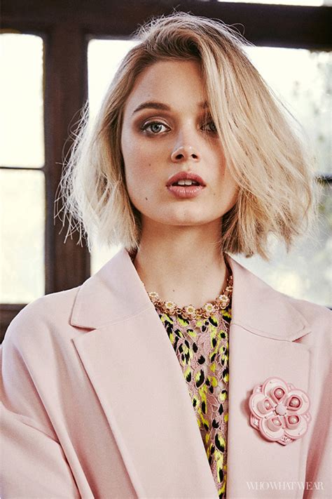 Actress Bella Heathcote Awash In Romantic Prints For Who What Wears