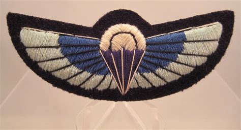 28lxi Militaria Uk Cloth Qualification Badge Qualified Parachutist