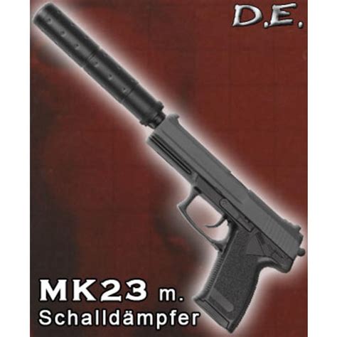 De Mk23 Softair Mit Schalldämpfer Spring Kaufen