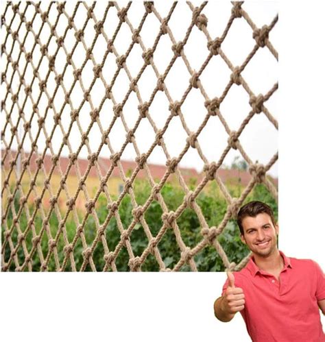 Outdoor Décor Rope Netting Fence Heavy Duty Pond Natural Thick Jute