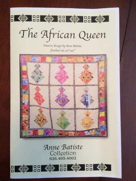 African Queen Patternfront Occasionalpiecequilt