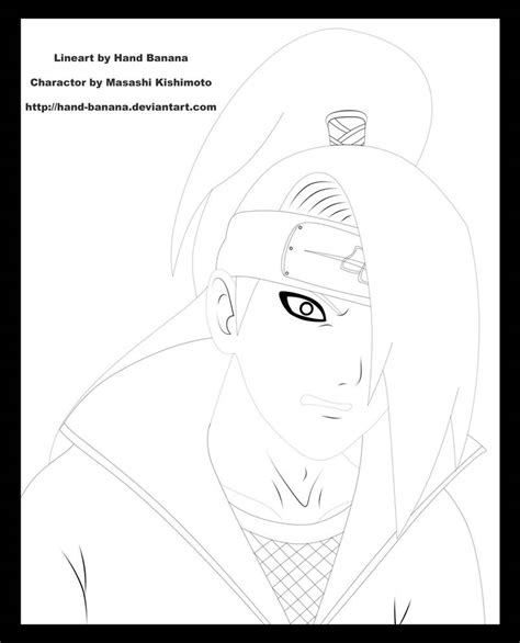 Deidaras Surprise Lineart By Hand Banana On Deviantart