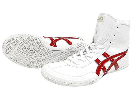 Asics Wrestling Boxing Shoes 1083a001 Ex Eo Twr900 White Red Silver Ebay