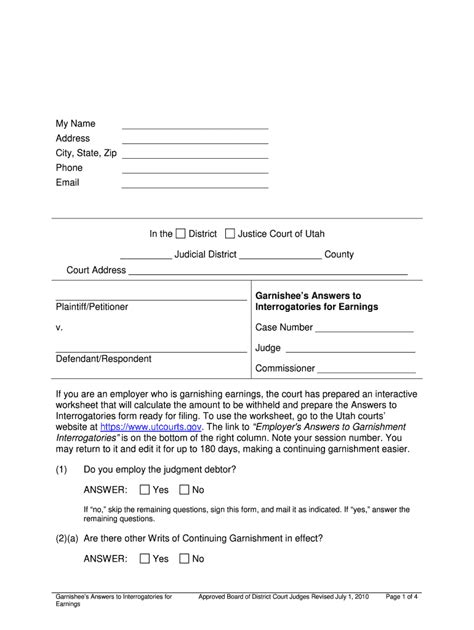 Sample Answers To Interrogatories Divorce Fill Out Sign Online Dochub